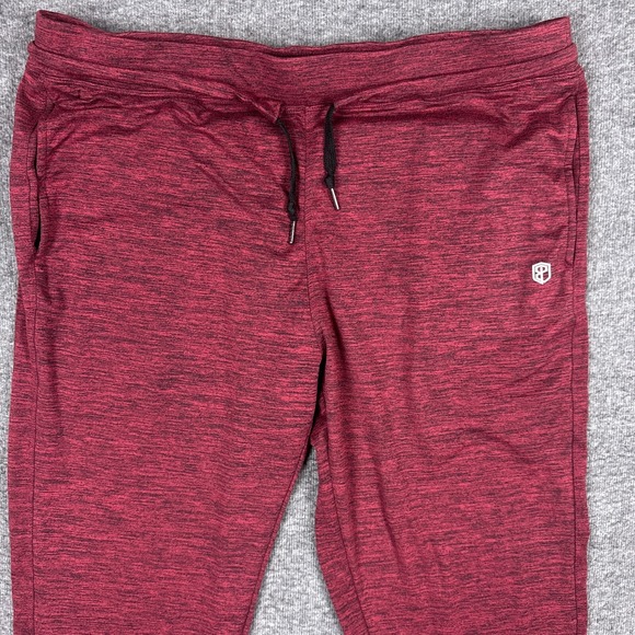 Born Primitive Recovery Jogger Pants Mens XXL Red Maroon Drawstring Athleisure - Picture 1 of 13